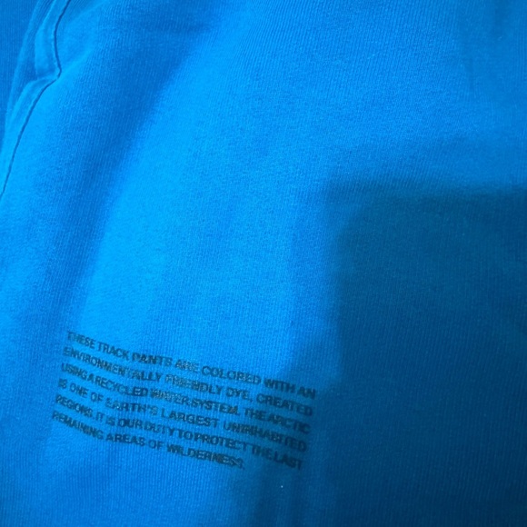 Pangaia blue Joggers size medium - Picture 3 of 4